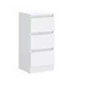 Комод Мебельная фабрика 1+1 №9 1 ящик 35.50x36x73 ЛДСП цвет белый