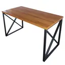 Кухонный стол прямоугольный Solarius Loft 80x60 см массив сосны цвет белый 702-10302