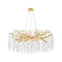 Люстра подвесная Arte Milano 23110.1000.14.g9.b.gd 14 ламп 28 м² цвет жёлтый/золотой