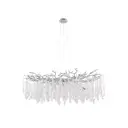 Люстра подвесная Arte Milano 23110.1200.18.e14.d.cr 18 ламп 36 м² цвет серый/серебристый