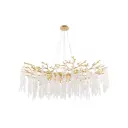 Люстра подвесная Arte Milano 23110.1200.18.e14.d.gd 18 ламп 36 м² цвет жёлтый/золотой