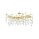 Люстра потолочная Arte Milano 23111.1200.18.g9.b.gd 18 ламп 36 м² цвет жёлтый/золотой