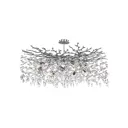 Люстра потолочная Arte Milano 23111.1000.14.e14.b.cb 14 ламп 28 м² цвет серый/серебристый