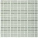 Декоративная мозаика Granito U00004372 White glassekb 30x30см цвет Белый