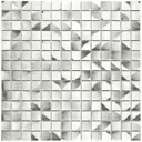 Декоративная мозаика Granito 23-00022695 Metalekb 30x30см цвет Серый / серебристый