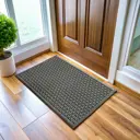 Коврик придверный 50x70 см цвет коричневый