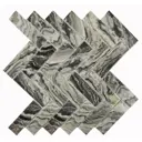 Декоративная мозаика Granito 23-00029118 Hadar Greyekb 26.8x28.6см цвет Серый / серебристый