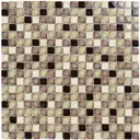Декоративная мозаика Granito U00010743 Glass Stone-12ekb 30x30см цвет Коричневый