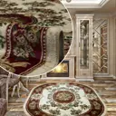 Ковер Белка Сегура (20611_22123) Акварель 60x110 см Овал