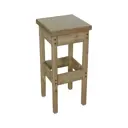 Барный табурет Solarius tabbarnklasstb 35x76x35 см дерево цвет темный дуб