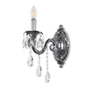 Настенный светильник Bohemia Ivele Crystal Al7901b10/1/175 b nb цвет серый/серебристый