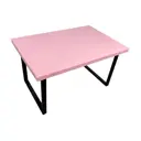 Стол журнальный Solarius Loft из массива сосны 40 мм 120x80x50 см цвет розовый