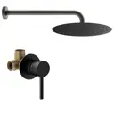 Комплект смесителей для душа Plumberia Selection KITXO01NO, Черный матовый