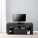 Тумба под телевизор Letta 3570 109x47.7x35 см ЛДСП цвет черный