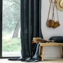 Штора на люверсах Inspire Danae 140x280 см цвет черно-синий Fjord 0