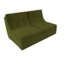 Диван Лига Диванов Холидей 141x95x108 см микровельвет цвет зеленый