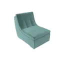 Диван Лига Диванов Холидей 71x95x108 см велюр цвет бирюзовый