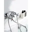 Смеситель для ванны Econoce Ec0480 двухвентильный с душевой лейкой цвет хром