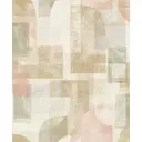 Обои флизелиновые Grandeco Perfect Harmony розово-коричнево-кремовые 0.53 м PH 3507
