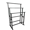 Напольная вешалка Solarius 80x110x46 см дерево цвет черный