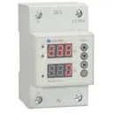 Реле напряжения и тока проходное Elvert Effica с индикацией RV-1IU 1Р+N 63A АС 230 В