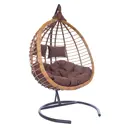 Кресло подвесное Laura outdoor HST-401 Hasta 2-х местные до 140 кг коричневый