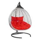 Кресло подвесное Laura outdoor FID 506 Фиджи 2-х местные до 140 кг серый/серебристый