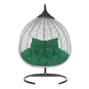 Кресло подвесное Laura outdoor FID 510 Фиджи 2-х местные до 140 кг серый/серебристый