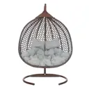 Кресло подвесное Laura outdoor Фиджи 2-х местные до 140 кг коричневый