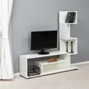 Тумба под телевизор Letta 3364 110x111.2x28 см ЛДСП цвет белый
