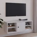 Тумба под телевизор Letta 03172 98x36x36 см ЛДСП цвет белый