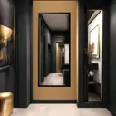 Зеркало с рамой Alias qr15080b 80x150 см