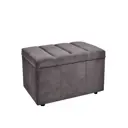 Банкетка с отделением для хранения 59.5x38x38.5 см цвет серый