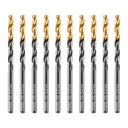 Сверло спиральное по металлу HSS Denzel Golden Tip 717210 4.2x100 мм, 10 шт