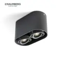 Светильник карданный Raumberg Rundr2gray 3 м² цвет серый/серебристый
