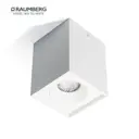 Светильник точечный накладной Raumberg Boxsqwh 1.5 м² цвет белый