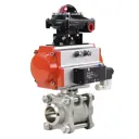 Кран шаровой прямой Dn.ru D160-09664 Ду10 Ру63 нержавеющая сталь ручка плоская