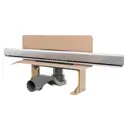 Трап для душа Huppe 47H0035000000007 комбинированный затвор 12x65 см нержавеющая сталь