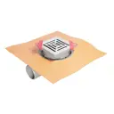 Трап для душа Huppe 47H002600000MS05 комбинированный затвор 18x18 см нержавеющая сталь