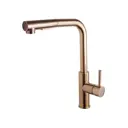 Смеситель для кухни Maxonor PL4287-16 поворотный излив 30.6 см цвет бронза