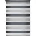 Штора рулонная день-ночь Порто 40x160 см серая