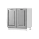 Напольный шкаф 80x50x82 см фасад МДФ серый каркас ЛДСП цвет серый Норта