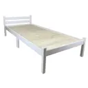 Кровать Solarius Классика Компакт сплошная 90x200 см цвет белый