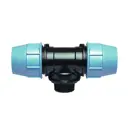 Тройник комбинированный Unidelta 32x32x1" мм НР полипропилен