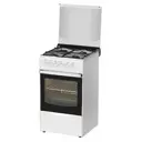 Плита смешанная Darina 1B КM 441 301 W 50x85x53 см цвет белый