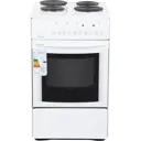 Электрическая плита с духовкой Flama AE 1403 W 50x85x60 см цвет белый