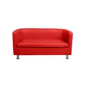 Диван МФ Мира Марс 132x62x65см красный