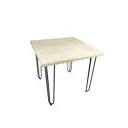 Кухонный стол квадратный Solarius Loft 710-10019 75x75x75 см дерево цвет сосна