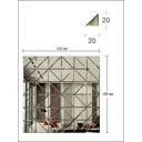 Зеркало в полный рост Дст П-ТБ4.1 120x120 см