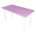 Кухонный стол прямоугольный Solarius Loft 710-10097 140x75x60 см дерево цвет розовый